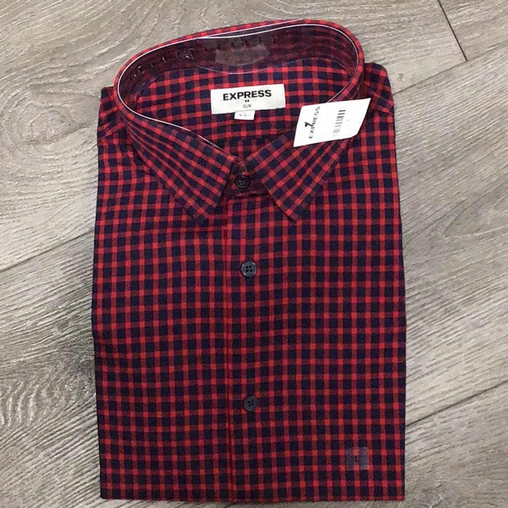 Express Slim Dress Shirt Large